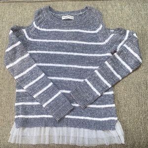 Abercrombie Kids Cold Shouder Long Sleeve Sweater. Size 13/14 Excellent Cond.!